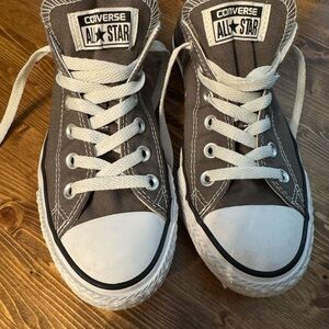 Converse Gray Canvas Low-Tops